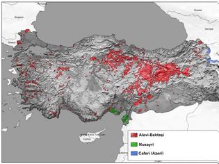 Φωτογραφία για Για πρώτη φορά ο χάρτης με την κατανομή των χώρων λατρείας των Αλεβιτών σε όλους τους νομούς της Τουρκίας