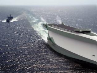 Φωτογραφία για Φορτηγό πλοίο λειτουργεί ως τεράστιο πανί ιστιοπλοΐας – Wind Ship