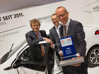 Φωτογραφία για ΙΑΑ Φρανκφούρτης: Το ηλεκτρικό Opel Ampera κέρδισε το ‘eCar Award 2013’ στη νέα κατηγορία ‘First Evergreens’