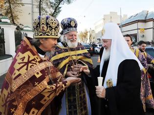Φωτογραφία για Βυζαντινή μεγαλοπρέπεια -  Η Ύψωση του Τιμίου Σταυρού στη Μόσχα (ΦΩΤΟ + ΒΙΝΤΕΟ)...!!!