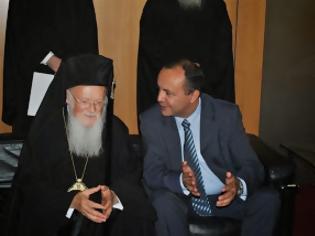 Φωτογραφία για Ο ΥΜΑΘ στην τελετή υποδοχής του οικουμενικού πατριάρχη κ.κ. Βαρθολομαίου στη Θεσσαλονίκη