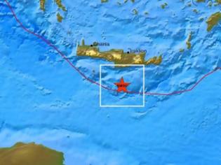 Φωτογραφία για Σεισμική δόνηση 3,9 Ρίχτερ νότια της Κρήτης