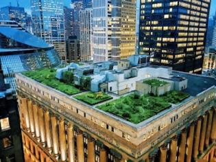 Φωτογραφία για Η εκπληκτική πράσινη στέγη του Δημαρχείου στο Σικάγο!