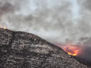 Φωτογραφία για Φωτιά στην περιοχή των Θαψάνων στην Πάρο