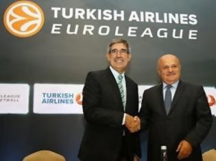 Φωτογραφία για EUROLEAGUE ΚΑΙ Turkish Airlines ΣΥΝΕΧΙΖΟΥΝ ΜΑΖΙ ΕΩΣ ΤΟ 2020!