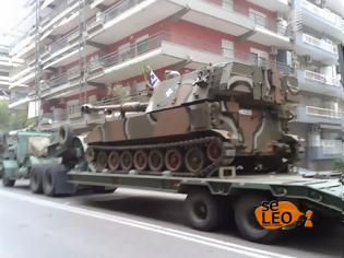 Φωτογραφία για Έκαναν την εμφάνιση τους τα πρώτα μηχανοκίνητα τμήματα του στρατού για την παρέλαση στη Θεσσαλονίκη