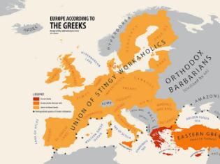 Φωτογραφία για Ο χάρτης της Ευρώπης μέσα από τα μάτια των Ελλήνων: Οι βρωμεροί εργασιομανείς, οι ανώμαλοι και οι Ορθόδοξοι Βάρβαροι