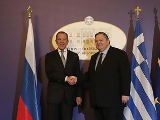 Φωτογραφία για Κοινές δηλώσεις Αντιπρόεδρου της Κυβέρνησης και ΥΠΕΞ Ευ. Βενιζέλου και ΥΠΕΞ της Ρωσικής Ομοσπονδίας Sergey Lavrov μετά τη συνάντησή τους στην Αθήνα