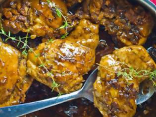 Φωτογραφία για Η συνταγή της ημέρας: Μπουτάκια κοτόπουλου με κρασί και θυμάρι