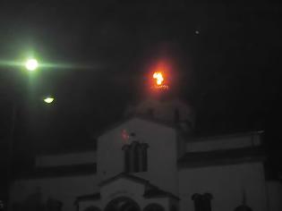 Φωτογραφία για Στις φλόγες το Σύμβολο της Ορθοδοξίας στον Ιερό Ναό στον Πύργο Τρικάλων