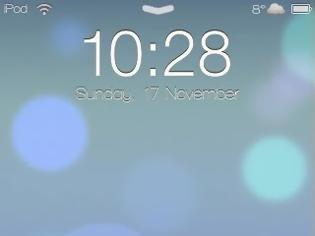 Φωτογραφία για iOS 7 Lockscreen for iOS 3-4: Cydia theme free new