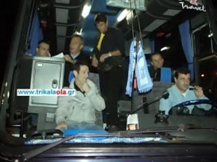 Φωτογραφία για Τρίκαλα: Αναχώρησαν με λεωφορείο για Ρουμανία για την πρόκριση της Εθνικής