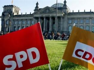 Φωτογραφία για Τα μέλη του SPD ψηφίζουν για την έγκριση του γερμανικού κυβερνητικού συνασπισμού