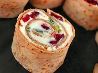 Φωτογραφία για Συνταγή: Διαφορετική αραβική πίτα με φέτα και cranberries