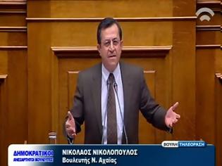 Φωτογραφία για Xείμαρρος μέσα στη Βουλή ο Ν. Νικολόπουλος για την καθηγήτρια που απολύθηκε επειδή έπιασε τον γιο του Πρωθυπουργού να αντιγράφει!