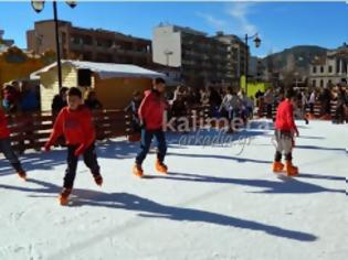 Φωτογραφία για Διασκέδαση στο Χριστουγεννιάτικο χωριό της Τρίπολης [video]