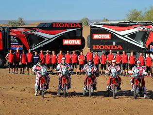 Φωτογραφία για H Honda πανέτοιμη για το 2014 Dakar Rally