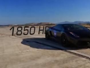Φωτογραφία για Onboard στο γρηγορότερο Lamborghini Gallardo του κόσμου που είναι Ελληνικό [video]