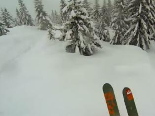 Φωτογραφία για Πως είναι να κάνεις σκι μέσα σε πυκνό δάσος [Video]
