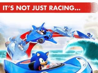 Φωτογραφία για Sonic & All-Stars Racing Transformed....AppStore τώρα διαθέσιμο