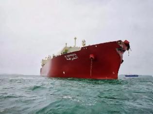 Φωτογραφία για Σύγκρουση γιγάντων! 349 μέτρων πλοίο συγκρούστηκε με μικρότερο 314 μέτρων στη Σιγκαπούρη!
