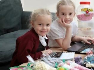 Φωτογραφία για Αδερφές 7 και 4 ετών από την Αγγλία ίδρυσαν τη δική τους επιχείρηση
