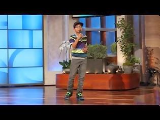 Φωτογραφία για Ο 12χρονος που μάγεψε με τη φωνή του την Ellen DeGeneres [video]