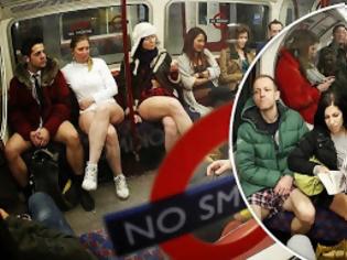 Φωτογραφία για Ήταν μια συνηθισμένη ημέρα στο μετρό αλλά χωρίς...παντελόνια! Δείτε πλούσιο φωτογραφικό αφιέρωμα αλλά και video...