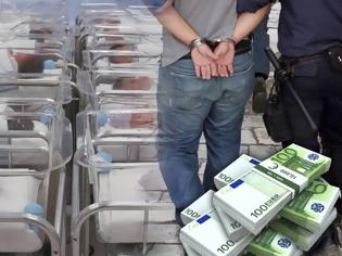 Φωτογραφία για Επτά συλλήψεις για το κύκλωμα εμπορίας βρεφών στη Μαγνησία