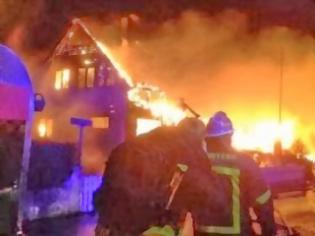 Φωτογραφία για Μεγάλη πυρκαγιά στη Νορβηγία κατέστρεψε 23 κτίρια