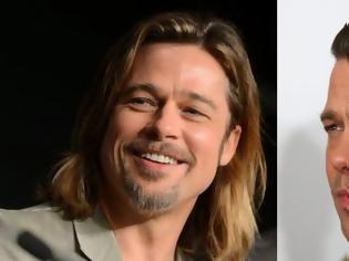 Φωτογραφία για Ανάγκασαν τον Brad Pitt να ξυρίσει μαλλιά και μούσια! [photo]