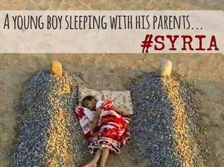Φωτογραφία για Το ψεύδος μιας φωτογραφίας: Το ορφανό από τη Συρία που δεν είναι ορφανό