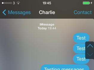 Φωτογραφία για Messages Customiser: Cydia tweak free