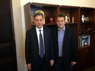 Φωτογραφία για Συνάντηση του περιφερειάρχη κ Μακεδονίας Απ. Τζιτζικωστα με τον πρόεδρο του ΟΣΕ Π. Θεοφανόπουλο