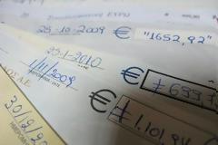 Ακάλυπτες επιταγές: Άλμα στα 500 εκ. ευρώ το πρώτο τρίμηνο