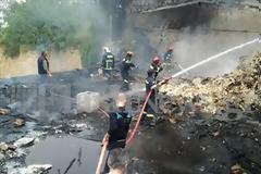 Πυρκαγιά σε ταράτσα αποθήκης στον Αγ.Ιωάννη επί της Λ.Κνωσού