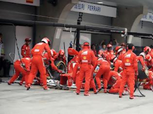 Φωτογραφία για Η Ferrari ταχύτερη απ’ όλους στα pit stops