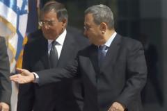 Επαφές του Λίον Πανέτα με τον Εχούντ Μπαράκ στο Πεντάγωνο Συζήτησαν για τη ''στρατιωτική ποιοτική υπεροχή'' του Ισραήλ