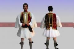 Κορινθία : Ντυμένοι Τσολιάδες υποδέχθηκαν υποψήφιο της «Χρυσής Αυγής»