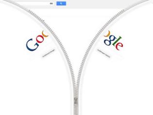 Φωτογραφία για Google: τι σημαίνει το τεράστιο φερμουάρ που έχει σήμερα στη σελίδα της?
