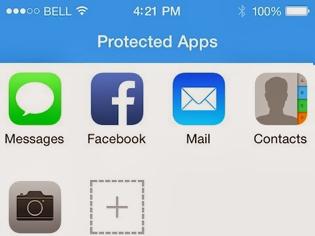 Φωτογραφία για iAppLock: Cydia tweak new free...κλειδώστε τις εφαρμογές σας