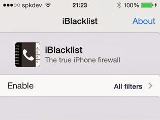 Φωτογραφία για iBlacklist: Cydia tweak update v7.0-4