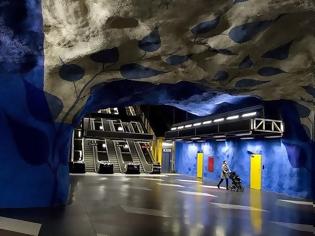 Φωτογραφία για Το μετρό της Στοκχόλμης είναι έργο τέχνης