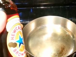 Φωτογραφία για Κάτι μαγικό συμβαίνει όταν ρίξεις μπύρα σε καuτό τηγάνι [video]