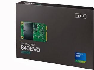 Φωτογραφία για Samsung 840 EVO mSATA 1TB SSD: Διαθέσιμος πλέον για προπαραγγελία