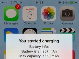 Φωτογραφία για iBatteryInfo: Cydia tweak free update v2.2