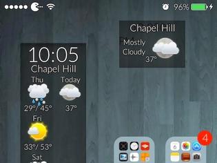 Φωτογραφία για Odd weather widgets: Cydia widgets free