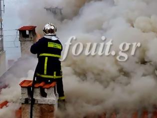 Φωτογραφία για Καστοριά: Φωτιά σε οικία από τζάκι [Videos - Photos]
