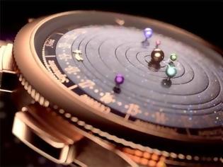 Φωτογραφία για Ρολόι εμπνευσμένο από το πλανητικό σύστημα [Video]