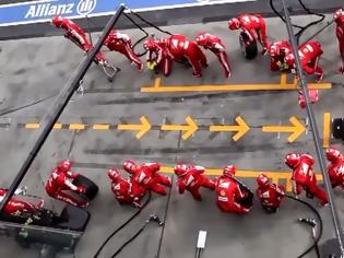 Φωτογραφία για To τέλειο Pit-Stop της Ferrari [Video]